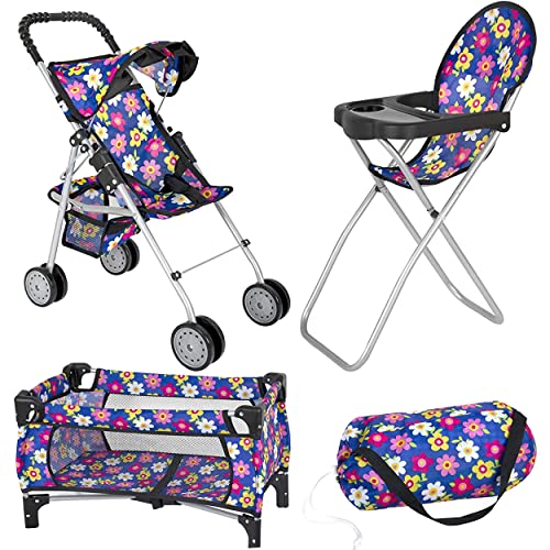 Doll 3 Piece Play Set Baby Doll Accessories J616466