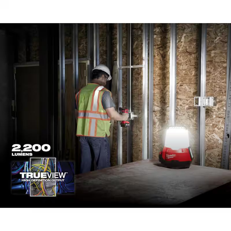 18-Volt Cordless 2200-Lumen LED Compact Site Light with Battery P76030