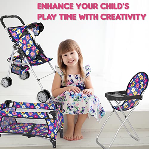 Doll 3 Piece Play Set Baby Doll Accessories J616466