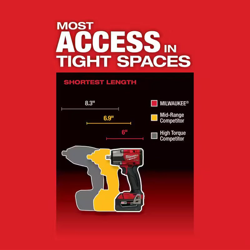 Cordless 1/2 in. Mid-Torque Impact Wrench Kit S102619