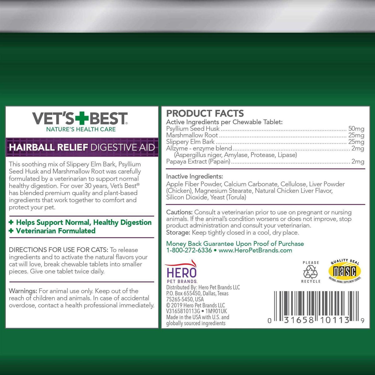 Cat Hairball Relief Digestive Aid E89210