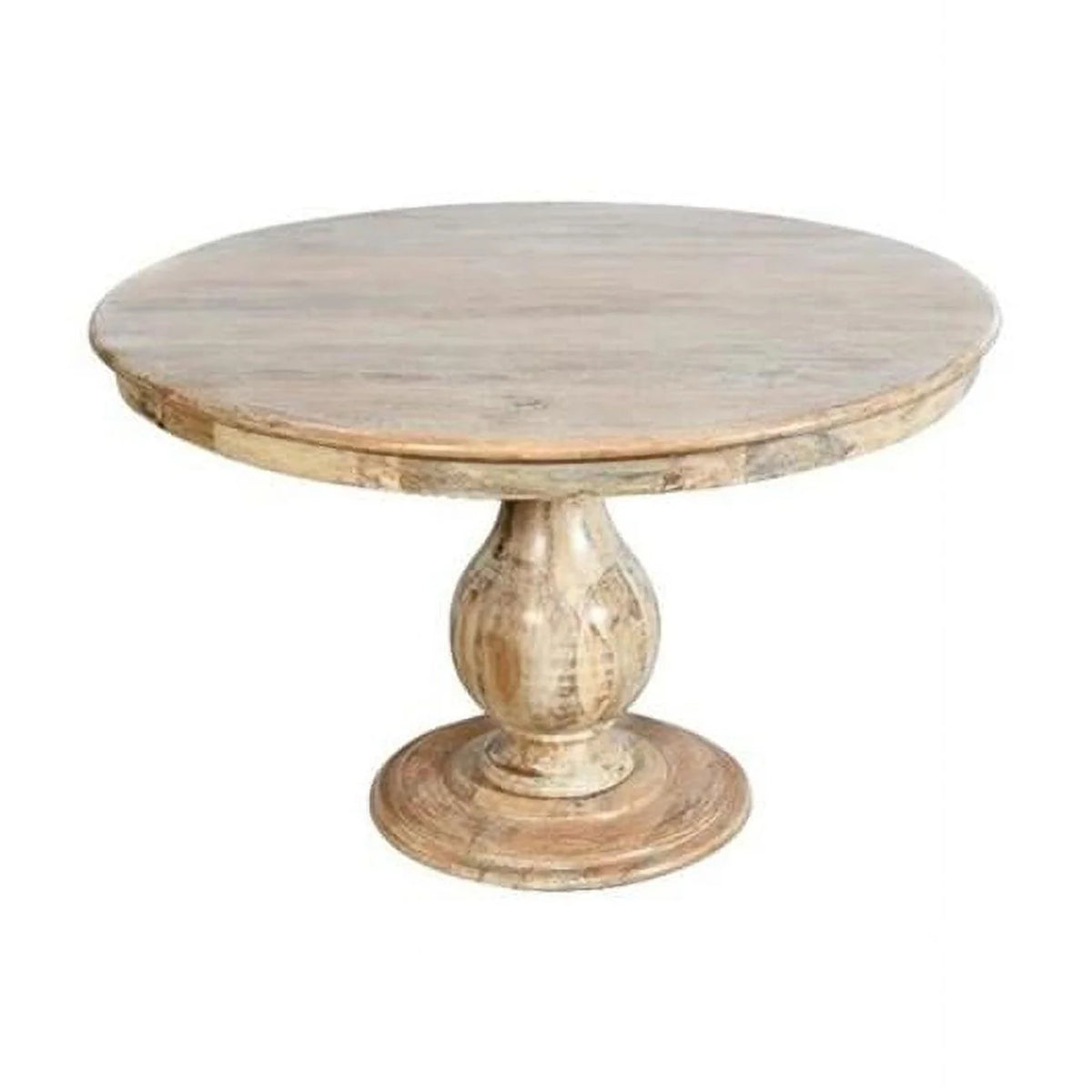 48" Round Solid Wood Dining Table N7720