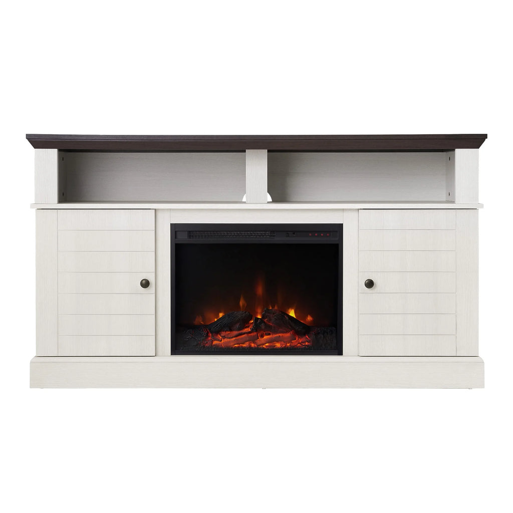60" TV Console Stand with Electric Fireplace M39524
