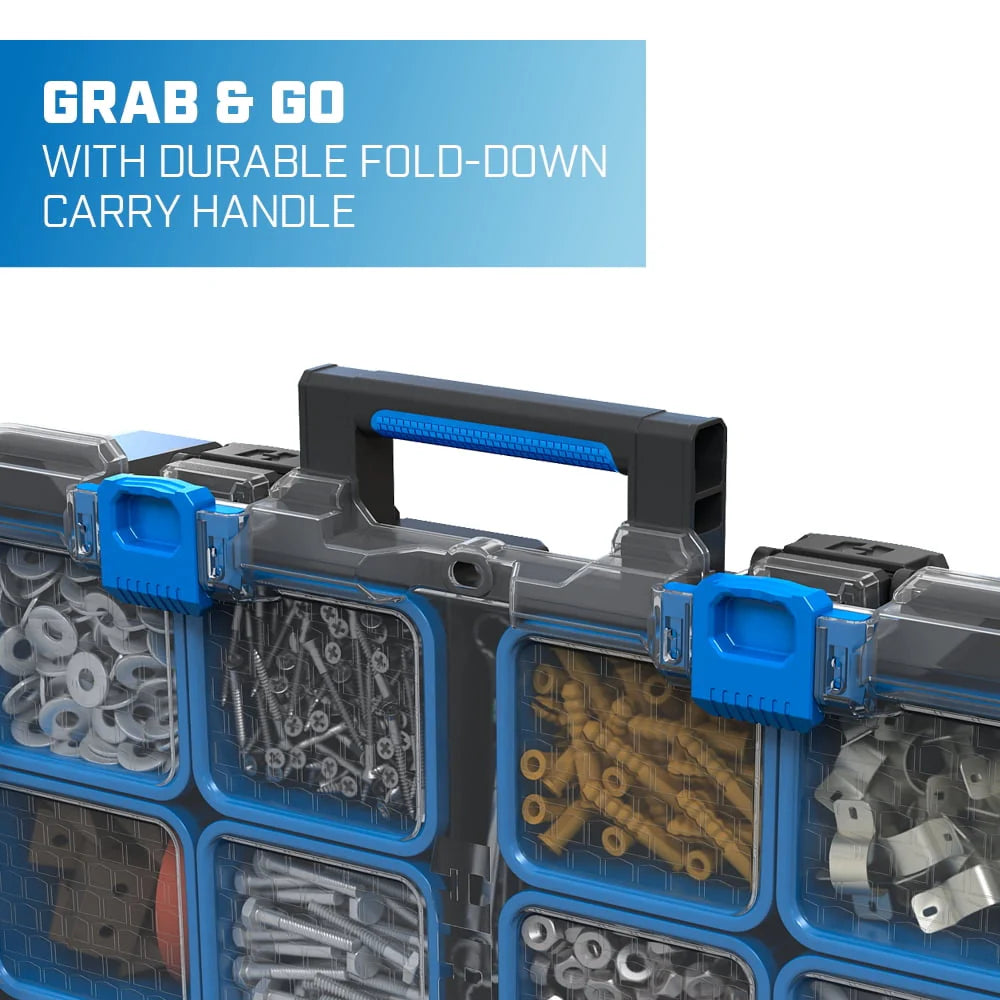 Stack System Tool Box with Removable Organizer Bins D17789
