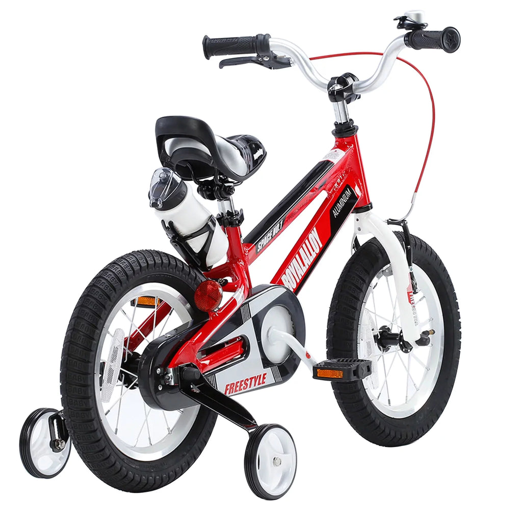 Red Kids Bike with Training Wheels C68624