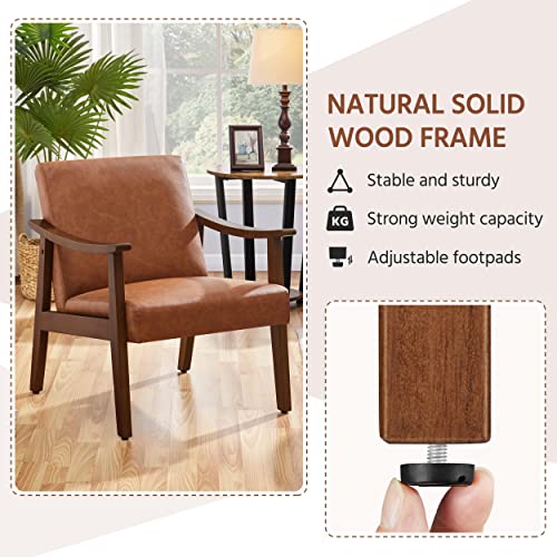 Beige Corduroy Accent Chair Set of 2 M207