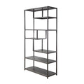 Industrial Metal 6-Shelf Bookcase V713