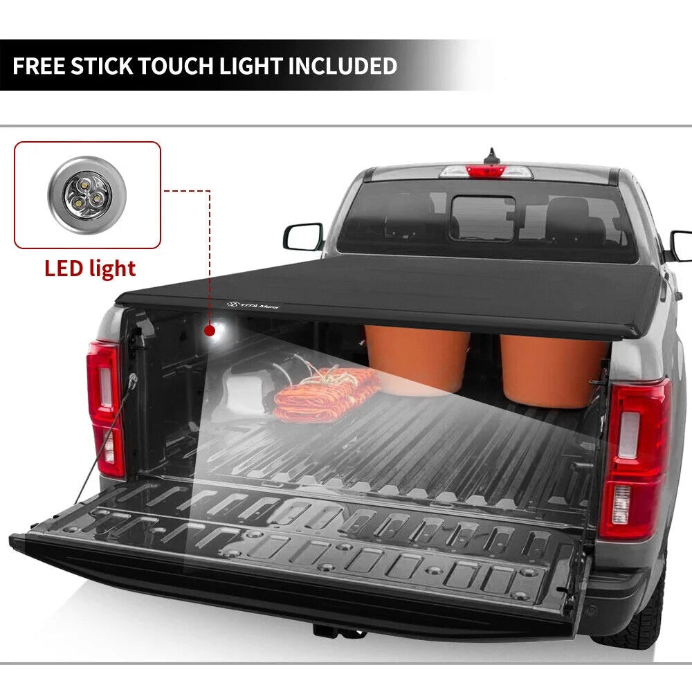 5.5 ft Bed Soft Tri-fold Tonneau Cover L785