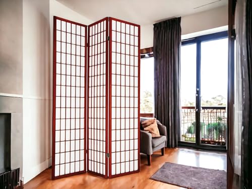 4 Panels 6ft High Japanese Style Room Divider J20920
