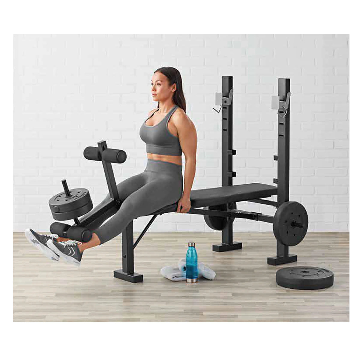 Bench & Rack Combo with Leg Press Z88101