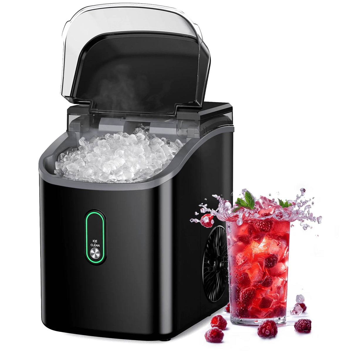 Countertop Ice Maker with Ice Scoop Stainless Steel Z4286