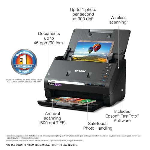Wireless High-Speed Photo and Document Scanning System I890