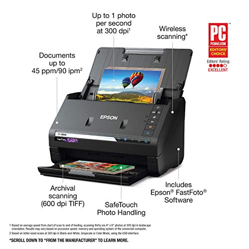 Wireless High-Speed Photo and Document Scanning System I890