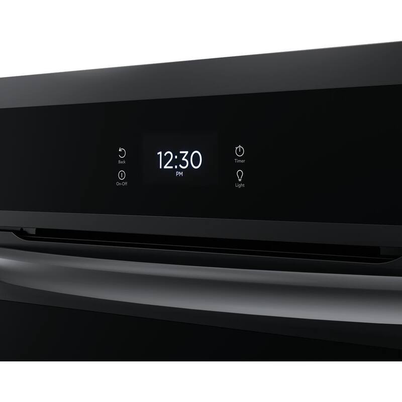 24 in. Single Gas Built-In Wall Oven with Air Fry Self-Cleaning in Black O274158