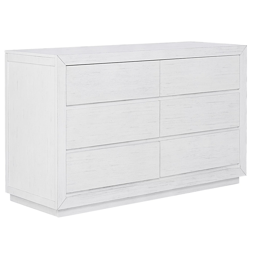 Weathered White Double Dresser J8295
